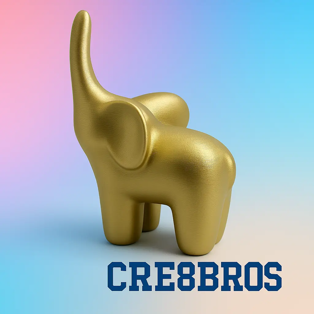 Minimalistische Olifant Beelden