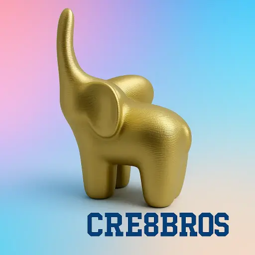 Minimalistische Olifant Beelden